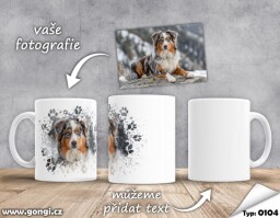 Hrnek 330 ml - 0104 - Tlapkové kolečko